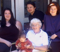 Ivy, Ken, Heather, Gram and Eva, September 19
