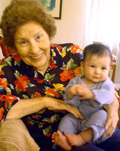 Eva and Grandma September 20