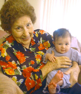 Eva and Grandma September 20
