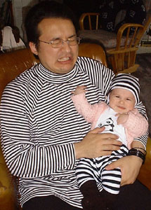 Eva with Ken, August 9