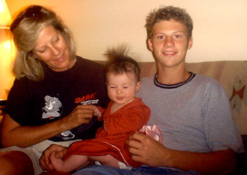 Aunt Susan, Eva, and Matt, September 19