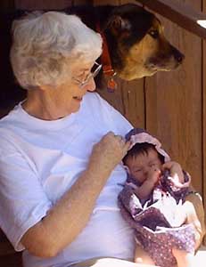 Eva, Gram, and Shadow, June 3