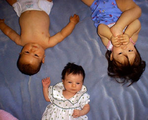 Ellie,Kai and Eva, June 15