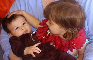 Eva and Zane, July 4