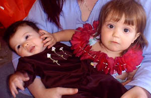 Eva and Zane, July 4