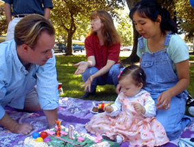 Brian, Laurie, Ellie, and Yoshie, July 8