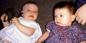 Lily and Eva, August 12